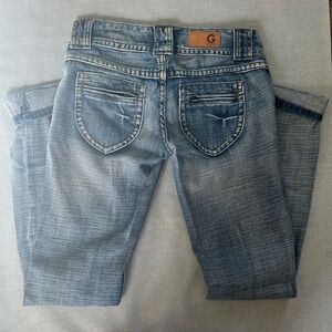 Y2K low rise guess bootcut jeans